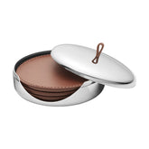 Sky Coaster Set Leather 4 Pcs